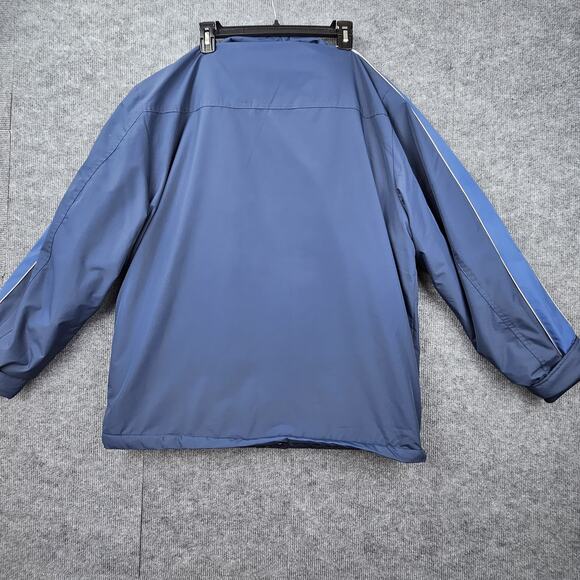 Hyundai Jacket Mens Extra Large Blue Factory Logo Puffer Coat Warm Korea 115 - Picture 8 of 8